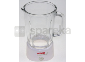 Bol blender verre blanc SS-192715