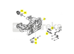 Carter moteur ms 391 1140-020-3004