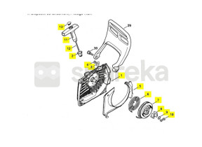 Carter ventilateur av.lanceur 1141-080-2104