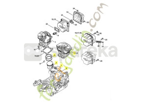 Cylindre av piston d 47mm 1140-020-1209