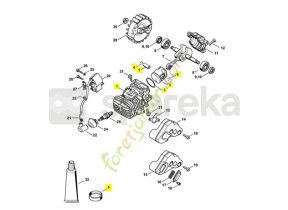 Cylindre avec piston d.37mm 1137-020-1206