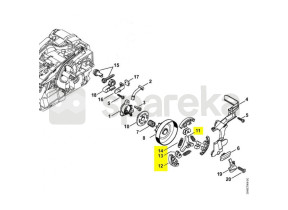 Embrayage ms 150t 1146-160-2000