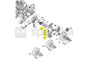 Embrayage ms 661 1144-160-2001