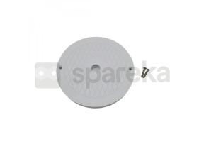 Hayward - Couvercle rond de skimmer de piscine avec vis - Blanc - SPX1084R