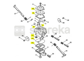 Jeu de joint carburateur 1129-007-1060