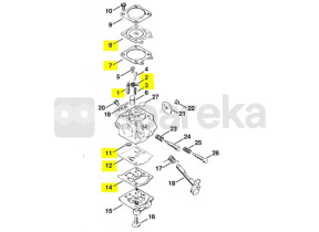 Jeu de joints carbu 1118-007-1066