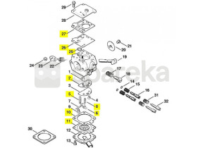 Jeu de joints carbu 1119-007-1066