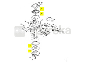 Jeu de joints carburateur 1124-007-1061