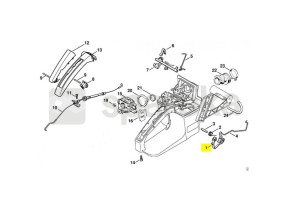 Manette des gaz 1125-180-1503