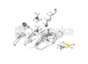 Manette des gaz 1140-182-1000