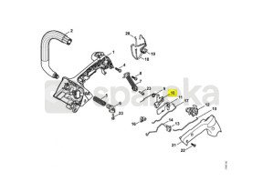 Manette des gaz 1145-182-1000