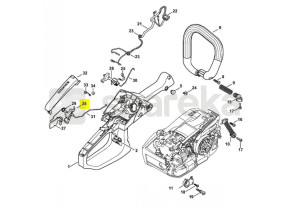 Manette des gaz 1145-182-1001