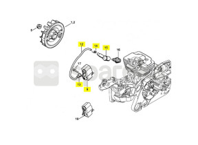 Module allumage ms 362 1140-400-1302