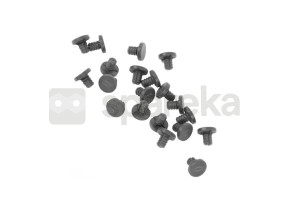 Pied en caoutchouc pour grille diamètre 6 mm base 12 hauteur 10,6 50252309005