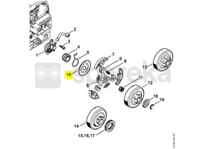 Rondelle de protection 1121-162-1001