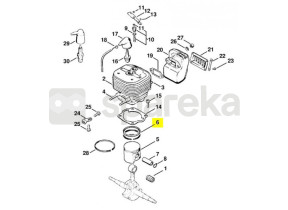 Segment de piston 1106-034-3003