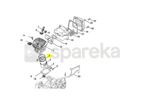 Segment de piston d. 50 1128-034-3000