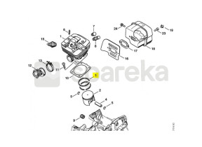 Segment piston d 47x1,2 1135-034-3000