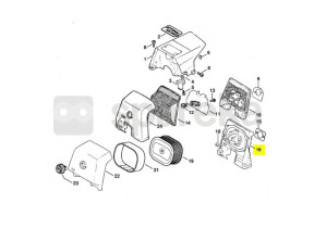 Socle de filtre 1122-120-3411