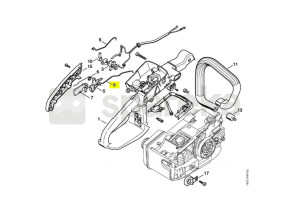 Tringlerie des gaz 1129-182-1502