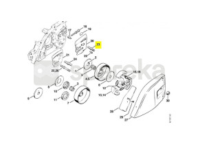 Vis a embase m10/8x19.5mm 1115-664-2405